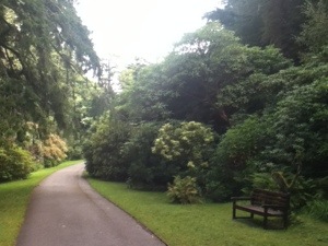 The gardens at Muncaster Castle