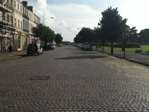 Cobbled stone streets of Silloth