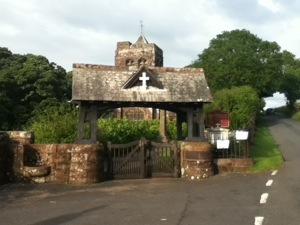 Front gates to Arlecdon Church