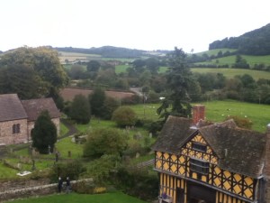 View from the top of Stokesay Castle