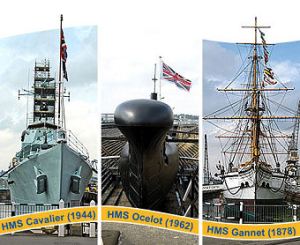 Ships and submarines are just some of the sights at Chatham.
