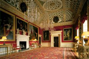 This room is a good example of the rich decor inside the whole of Waddesdon and many other stately homes,
