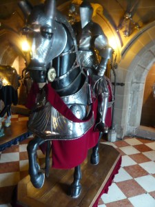 Warwick Castle Knight in armour.