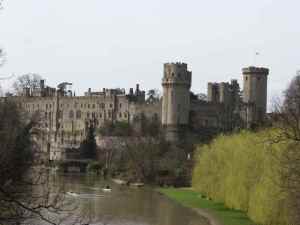 Warwick Castle with the River Avon in view.