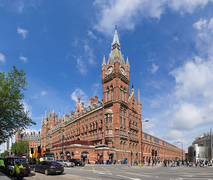 St Pancras Railway Station Exterior