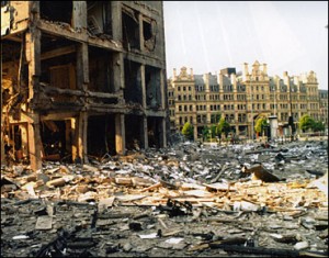 Manchester bomb damage