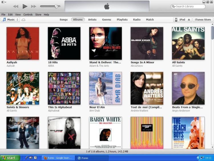 iTunes albums
