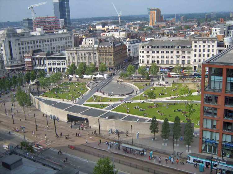 Manchester bomb damage