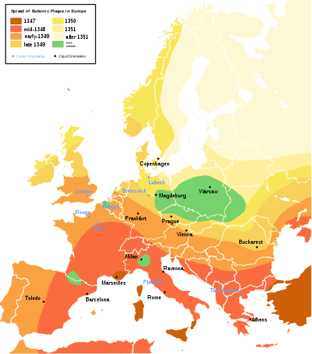 Spread of The Plague
