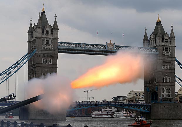 Tower Bridge Gun Salute