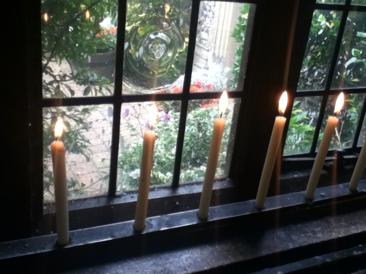 A candle to remember the departed