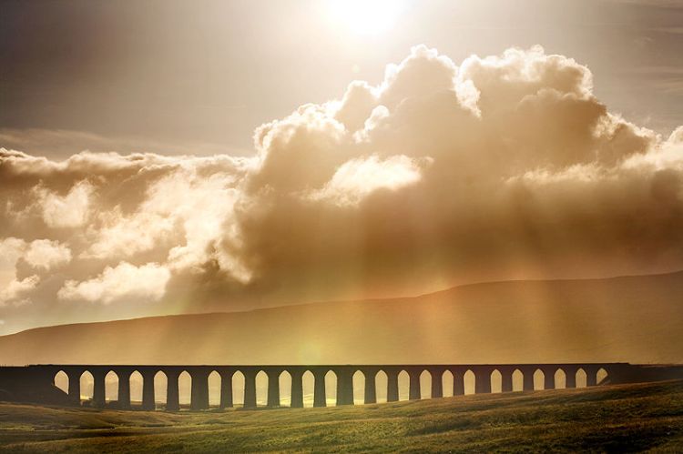 Ribblehead Viaduct on Carlisle-Settle line