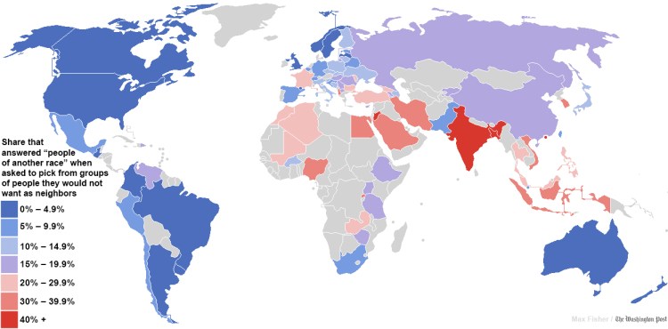 World Racism Map