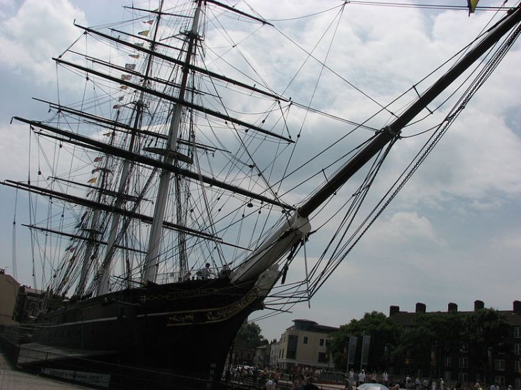 The Cutty Sark Tea-Clipper ship