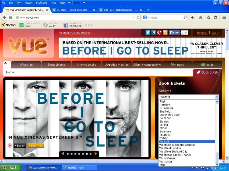 5 or 6 clicks down is Watford