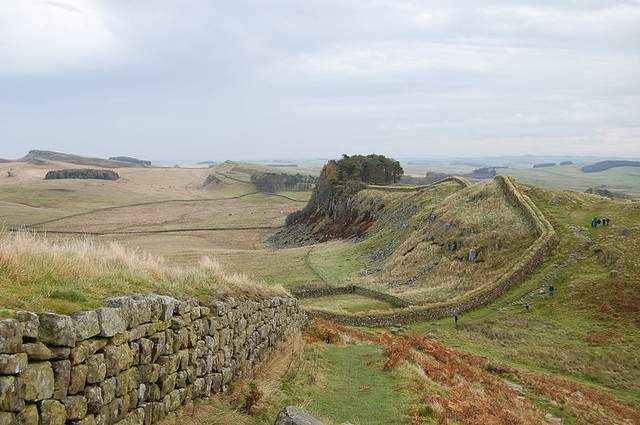 Hadrians Wall sometimes known as The Roman Wall