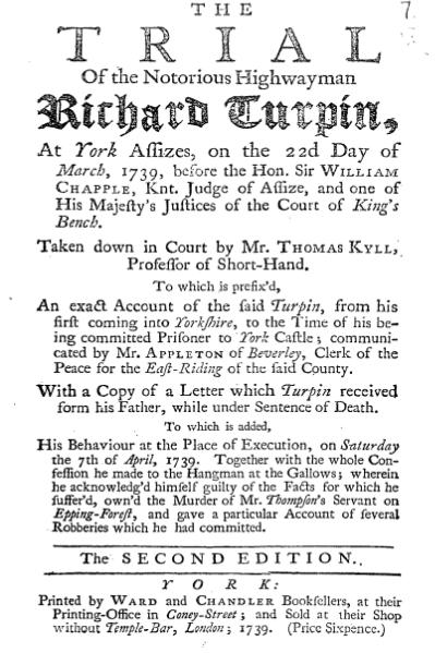 Dick Turpin Trial