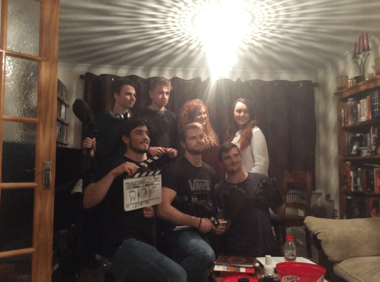 It's a wrap! The behind the scenes crew of Not Now Bernard!