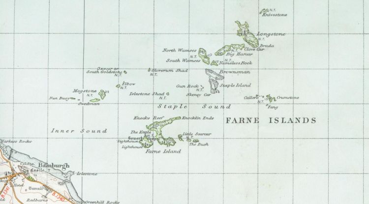 Farne Islands Map