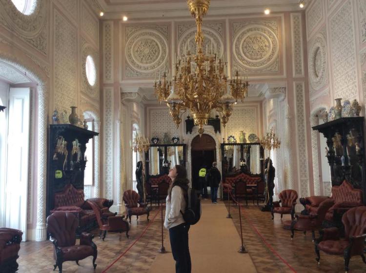 Inside the National Palace at Sintra