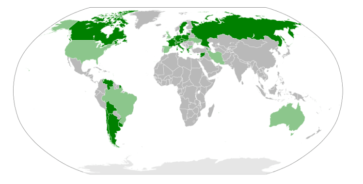 Nations that recognise the Armenian Genocide
