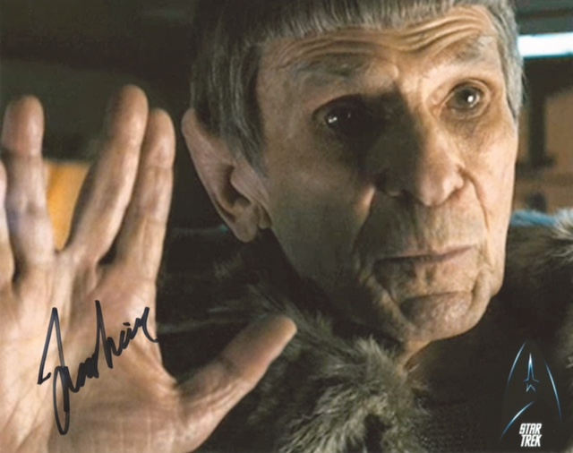 Spock autograph
