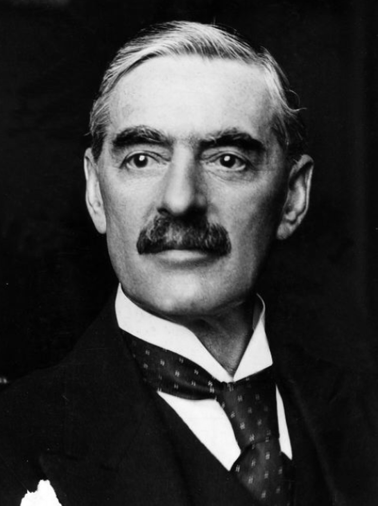 Prime Minister Neville Chamberlain