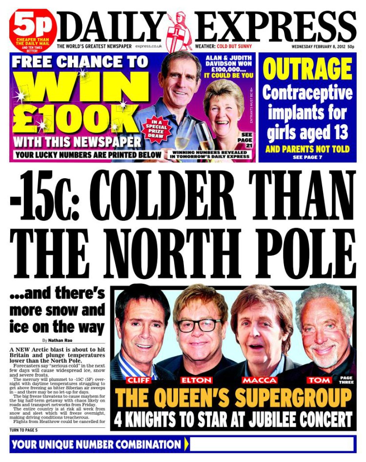 Colder than the Northpole