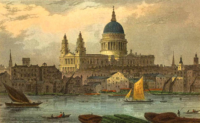 St_Paul's_by_Thomas_Hosmer_Shepherd_(early_19th_century)
