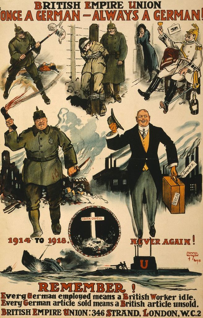 British Empire Union WW1 Poster