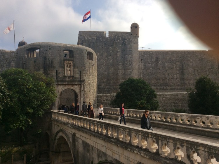 Pile Gate, the main entrance to Dubrovnik.... and Kings Landing