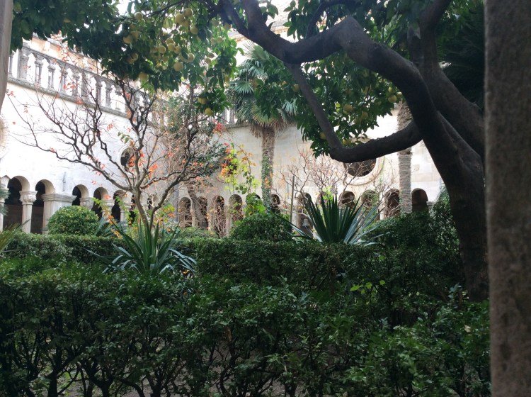 Inside the Dominican monastery  at Dubrovnik