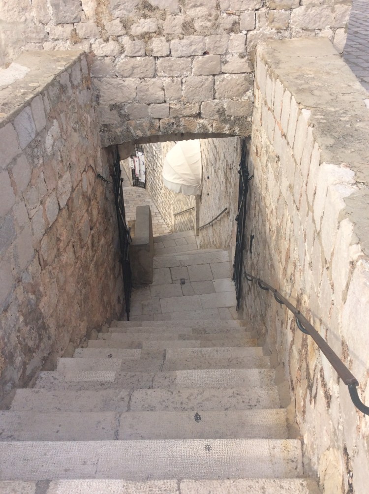 Soooo many steps in Dubrovnik and I have these bad boys all to myself.