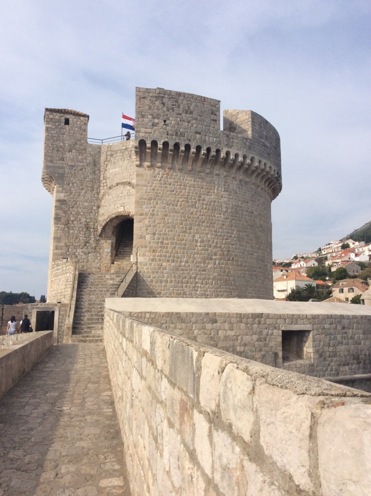 The Minčeta Tower built in the 15th century to combat the Ottoman threat. With walls  20 feet / 6 metres thick, Dubrivnik really was inpregnable.