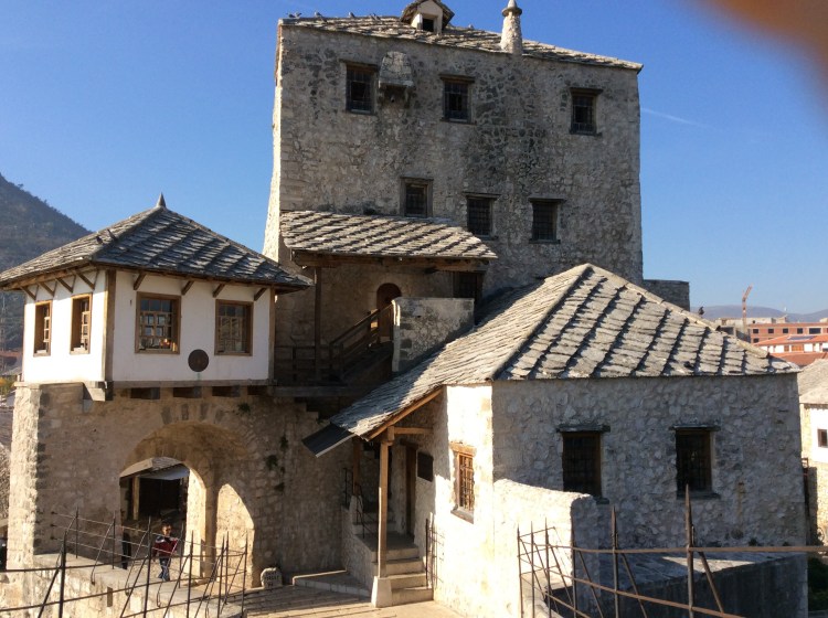 The building above the arch was an old meeting house for the rich and powerful