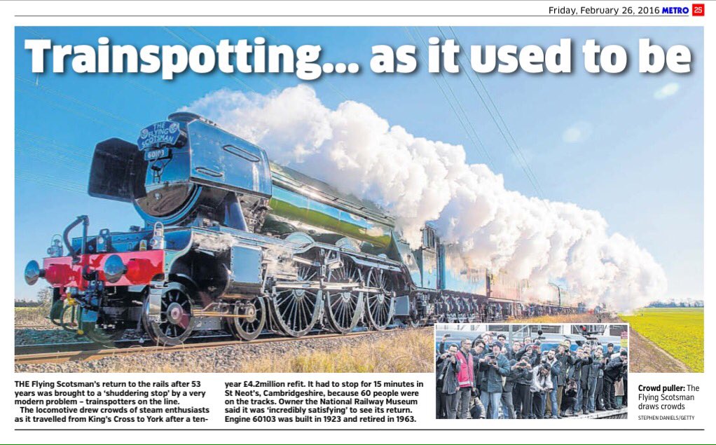The Flying Scotsman Photo by Stephen Daniels