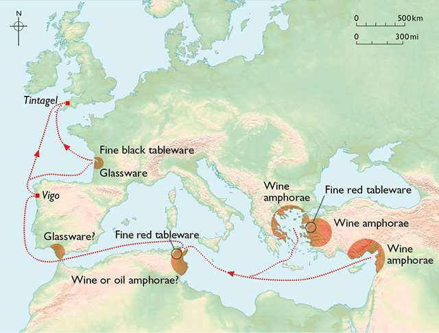 How Tintagel traded with the world in the supposed time of King Arthur