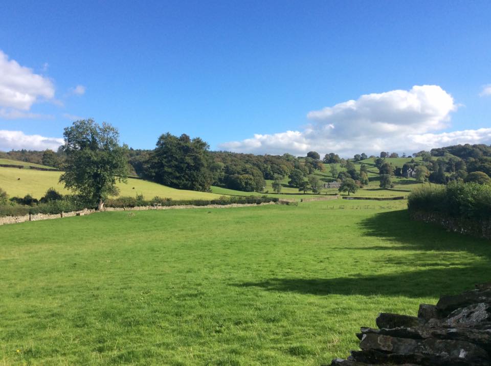 A nice spot to park the car at Sawrey