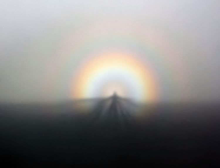 A creepy looking Brocken Spectre (Photo credit to Brocken Inaglory)