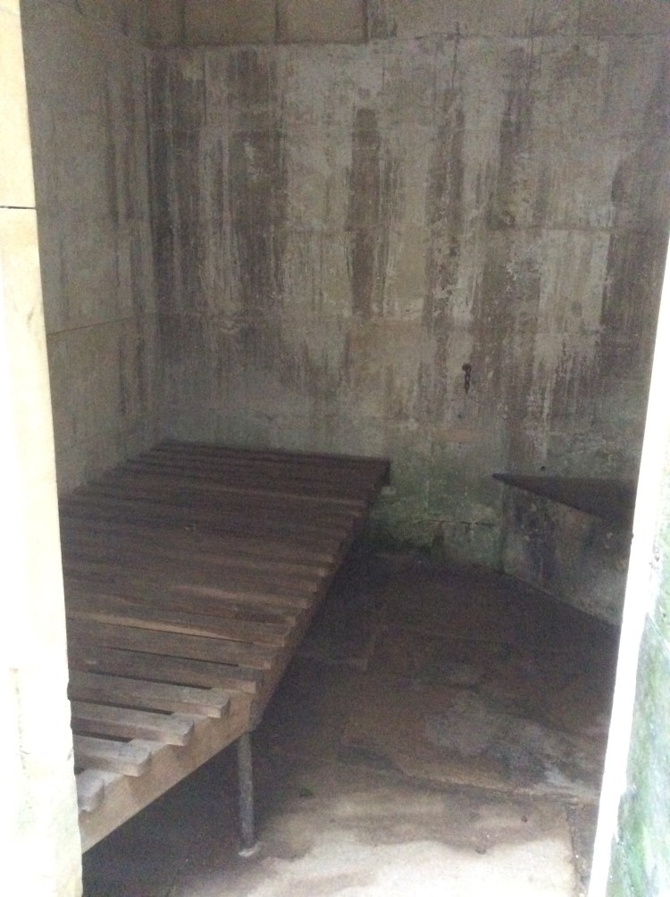 Inside the Lacock lockup. 