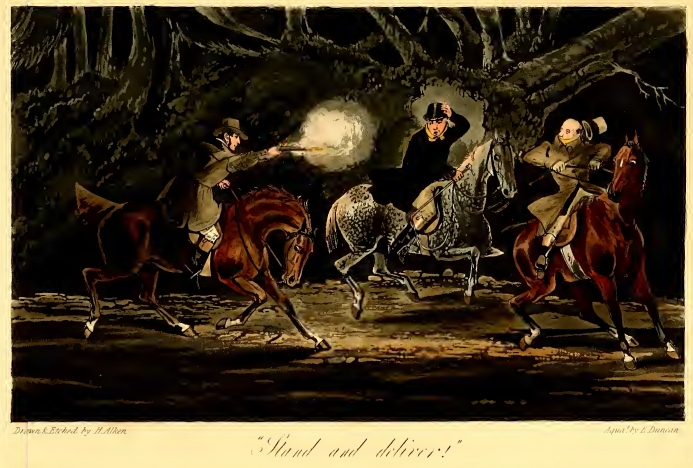 Stand and deliver, your money or your life! Mad Jack terrorises his own dinner party guests on their way home.