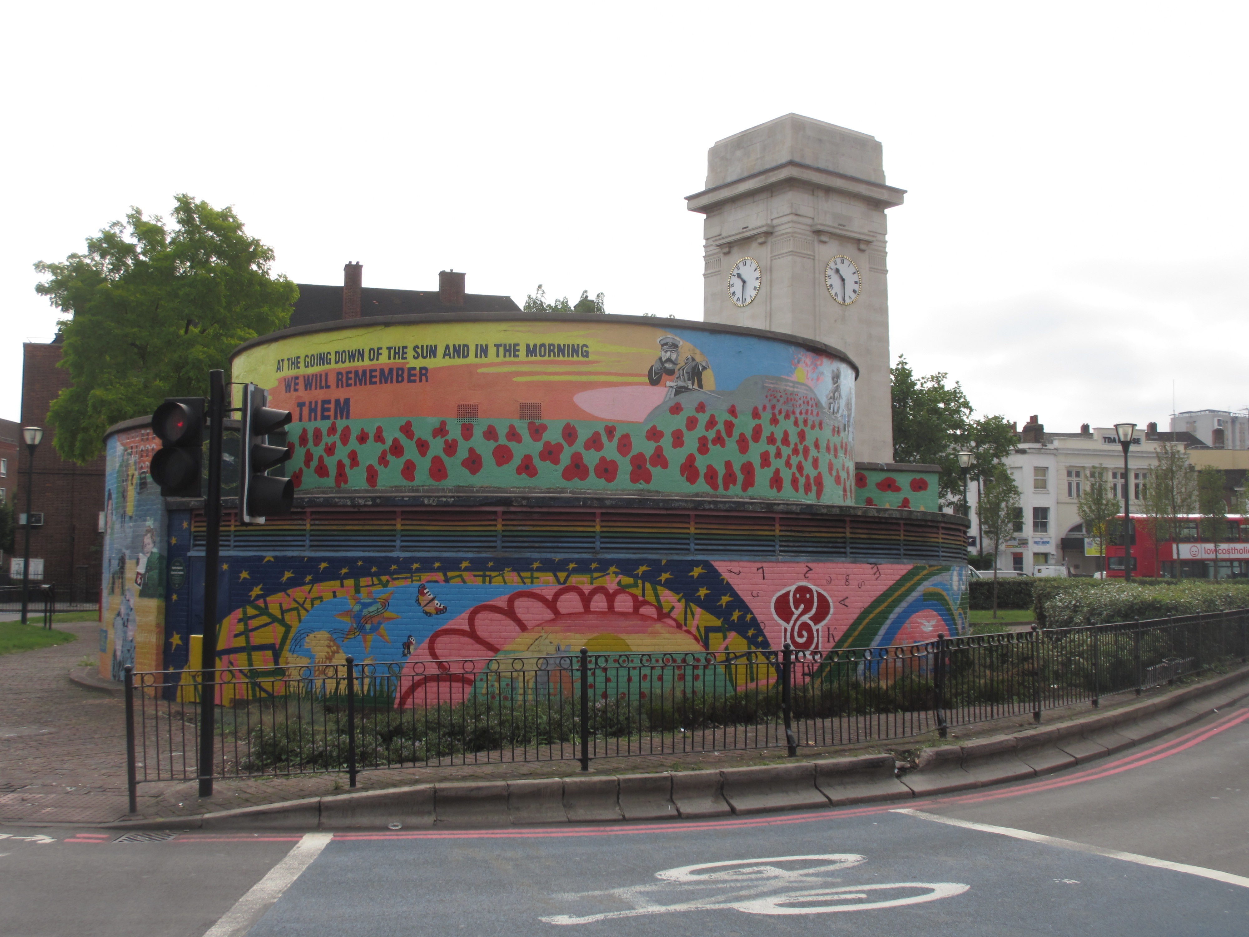 Stockwell Underground Deep Level Air Raid Shelter. Photo from https://londonpostcodewalks.wordpress.com