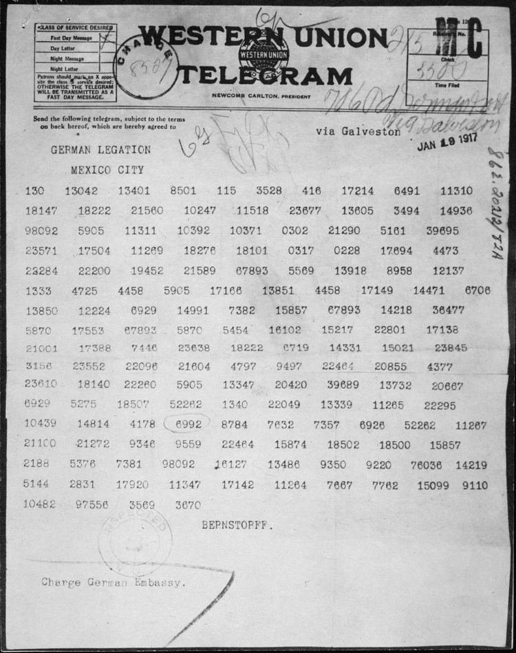 zimmermann_telegram_as_received_by_the_german_ambassador_to_mexico_-_nara_-_302025