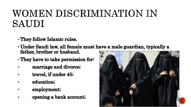 Saudi Discrimination against Women