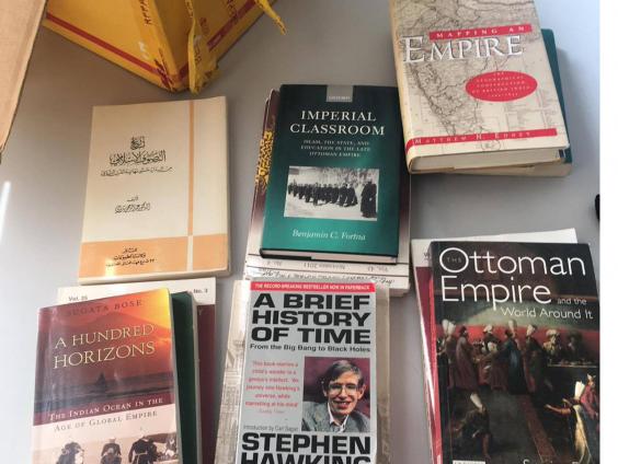 Donated books to Mosul library