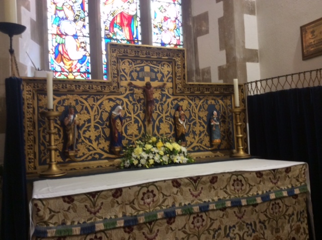 The Lady Chapel, a smaller and more intimate​ chapel within the larger church.