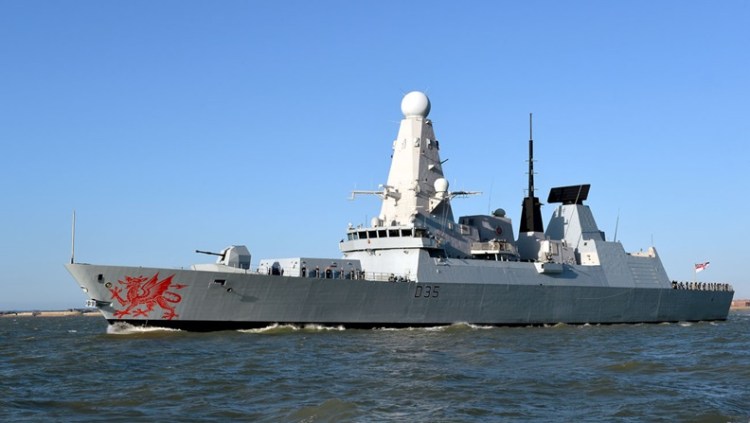 HMS Dragon - A Daring Class Destroyer