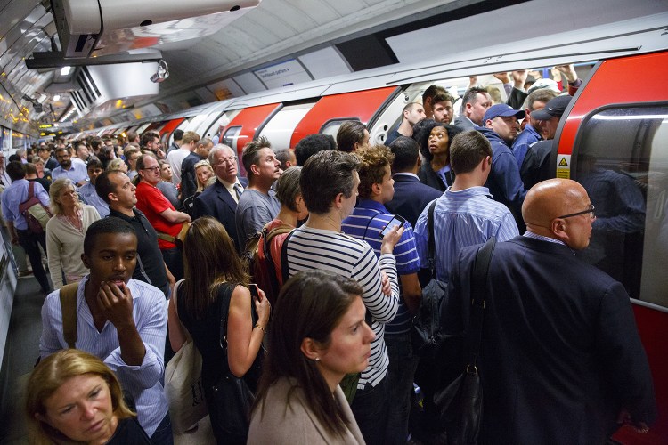 London Underground Commuting Hell