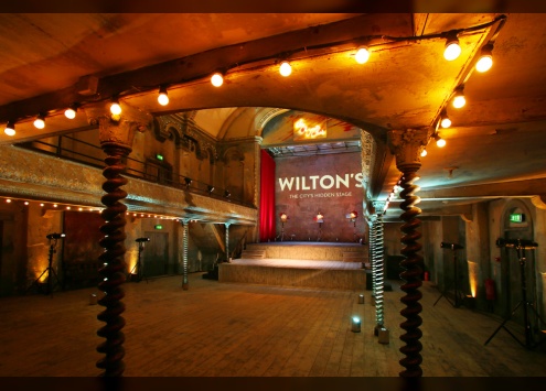 The Lower Level of the restored Wilton's Music Hall