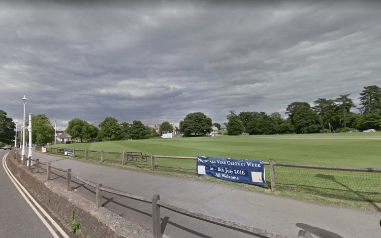 Sevenoaks are back with the sole surviving original looking by far the most majestic behind the Cricket field.